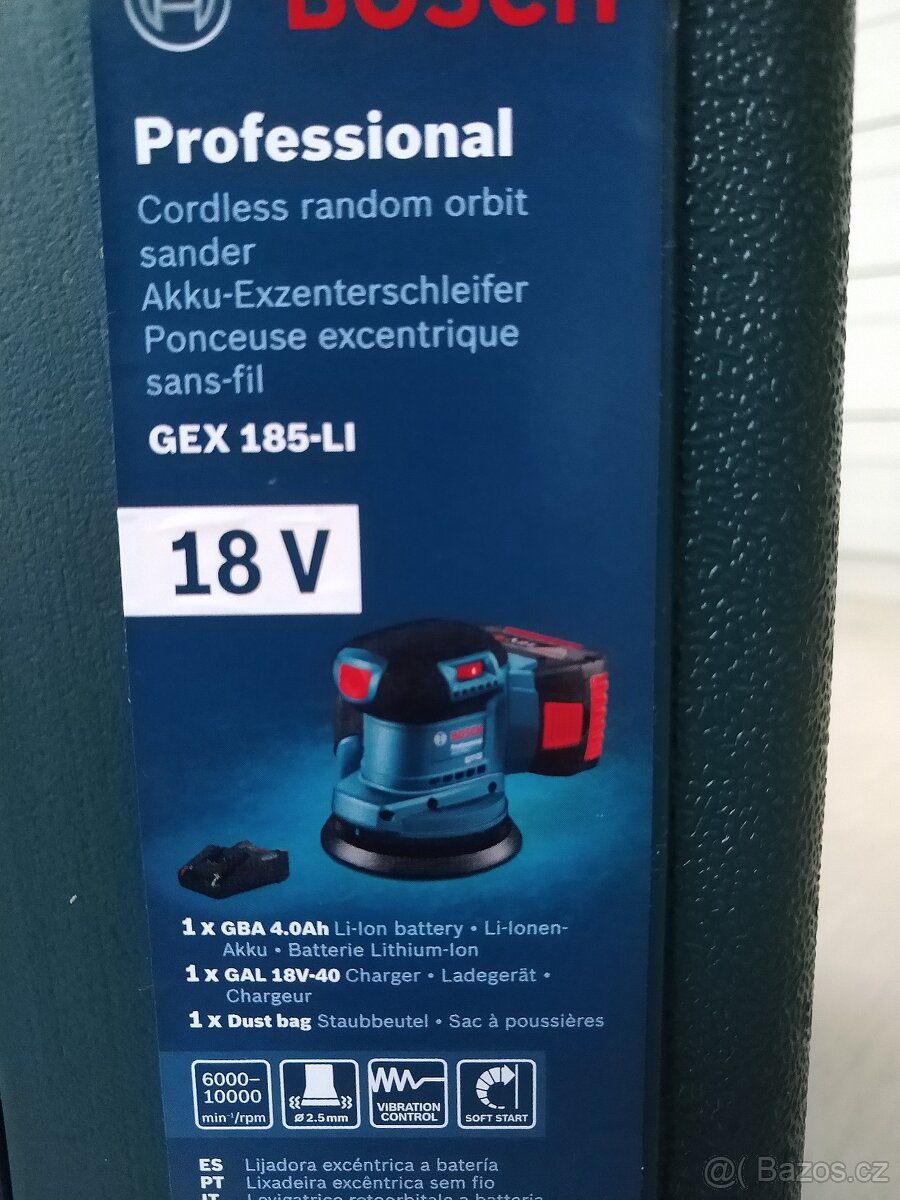 Bosch GEX 185-Li Professional (0.601.3A5.021)