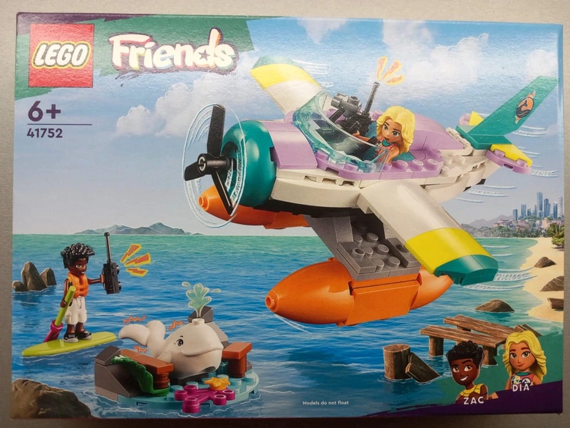 Nové Lego Friends záchranářský hydroplán 41752