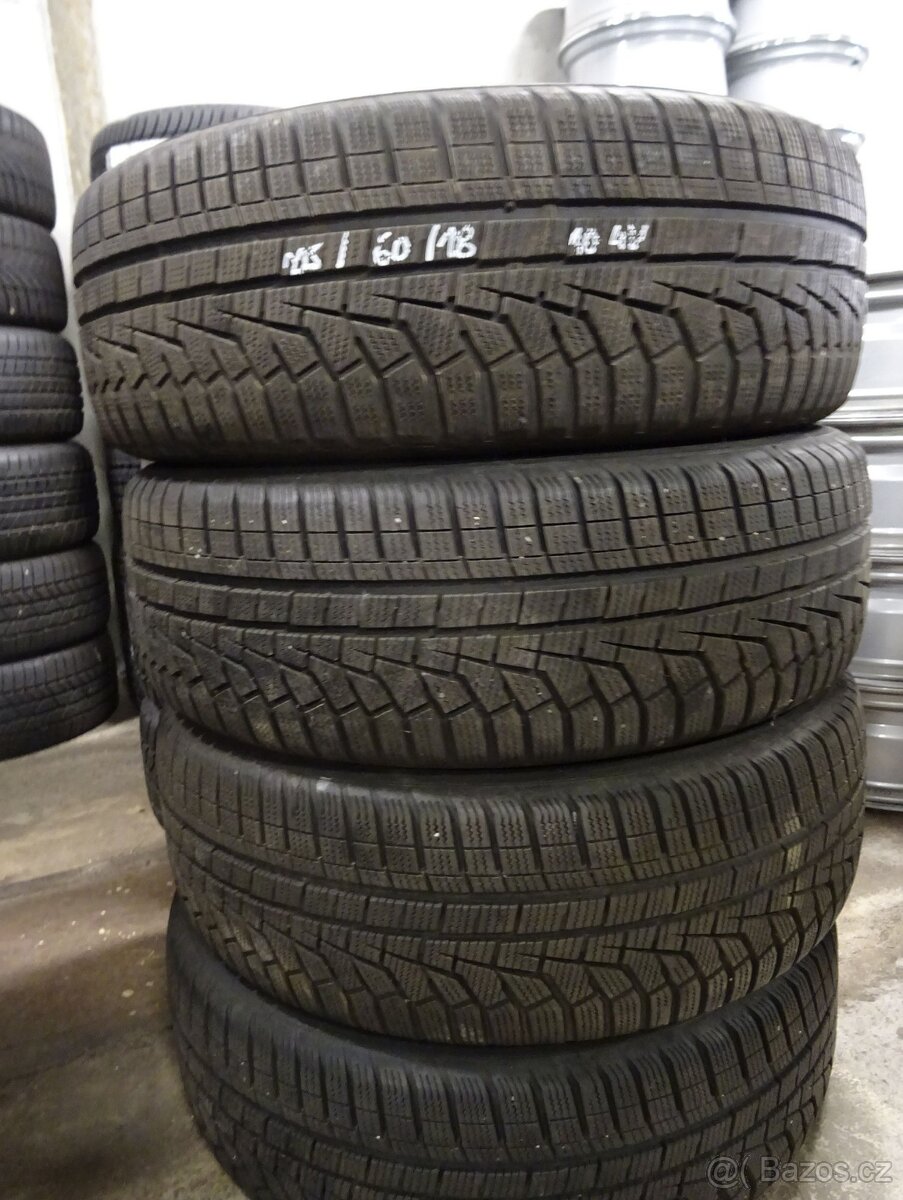 Zimní pneu Hankook Winter, 225/60/18 104V, 4 ks, 6,5-7 mm