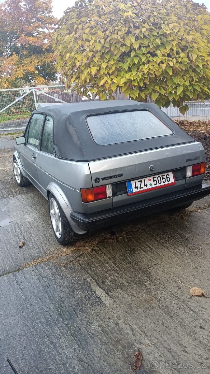 VW golf MK1 cabrio výměna prodej