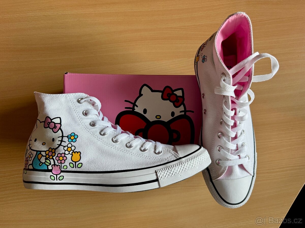 Hello Kitty Converse Sanrio Chuck Taylor  - vel. 42,5 - nové