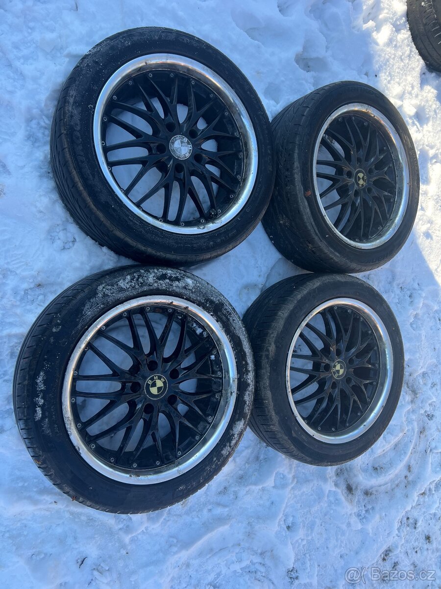 Alu kola 5x120 r18 BMW kompletní sada