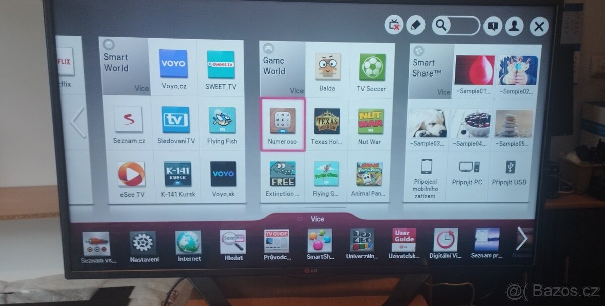 Smart led  tv LG 107 cm