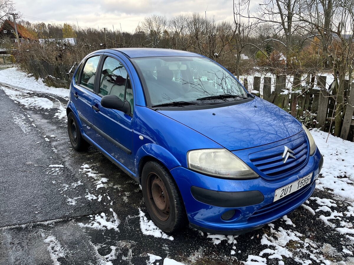 Citroen C3 1.1i, 44kw, rv.2004, ČR