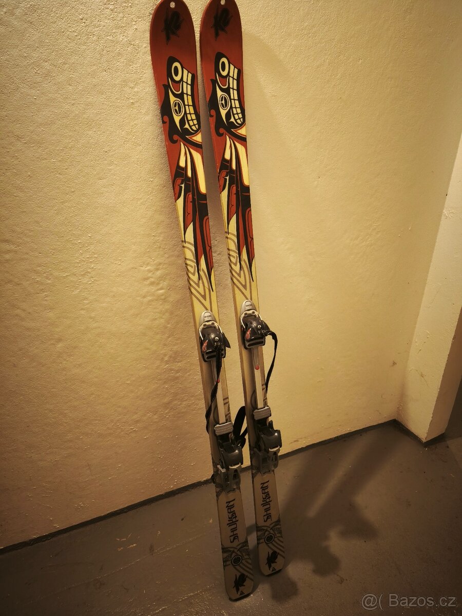 Skialpový set boty, lyže, pásy - K2 Shuksan 181cm