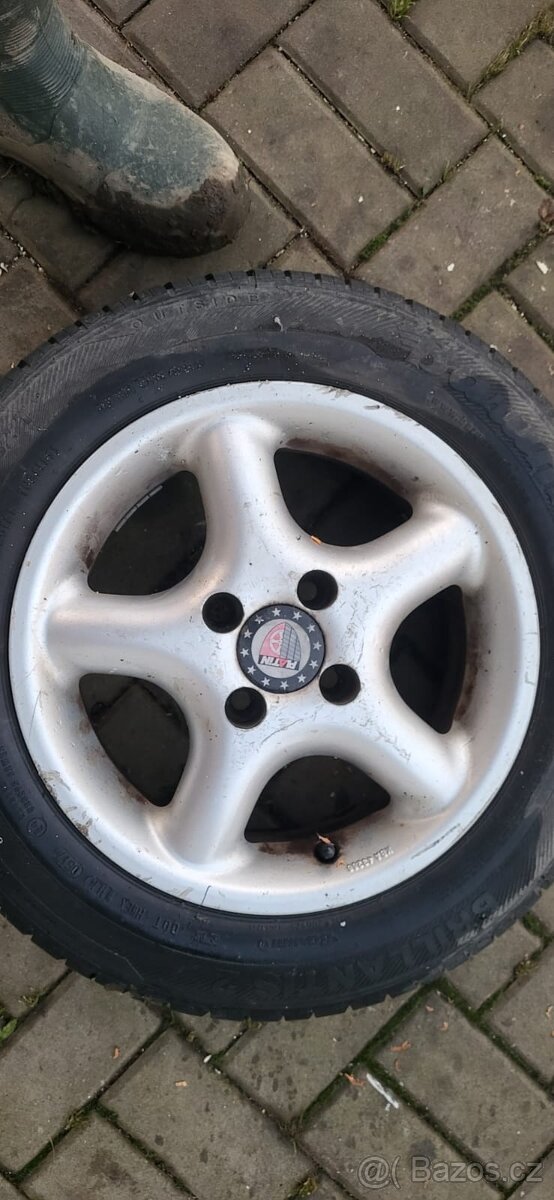 Opel Astra F  alu kola 14" i s pneu