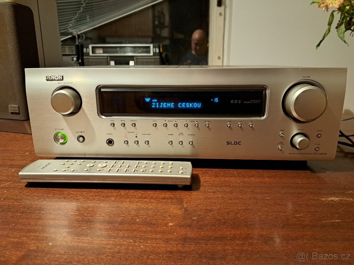 Výkonný AV Receiver DENON DRA-500ae, 2x95W plně funkční, DO