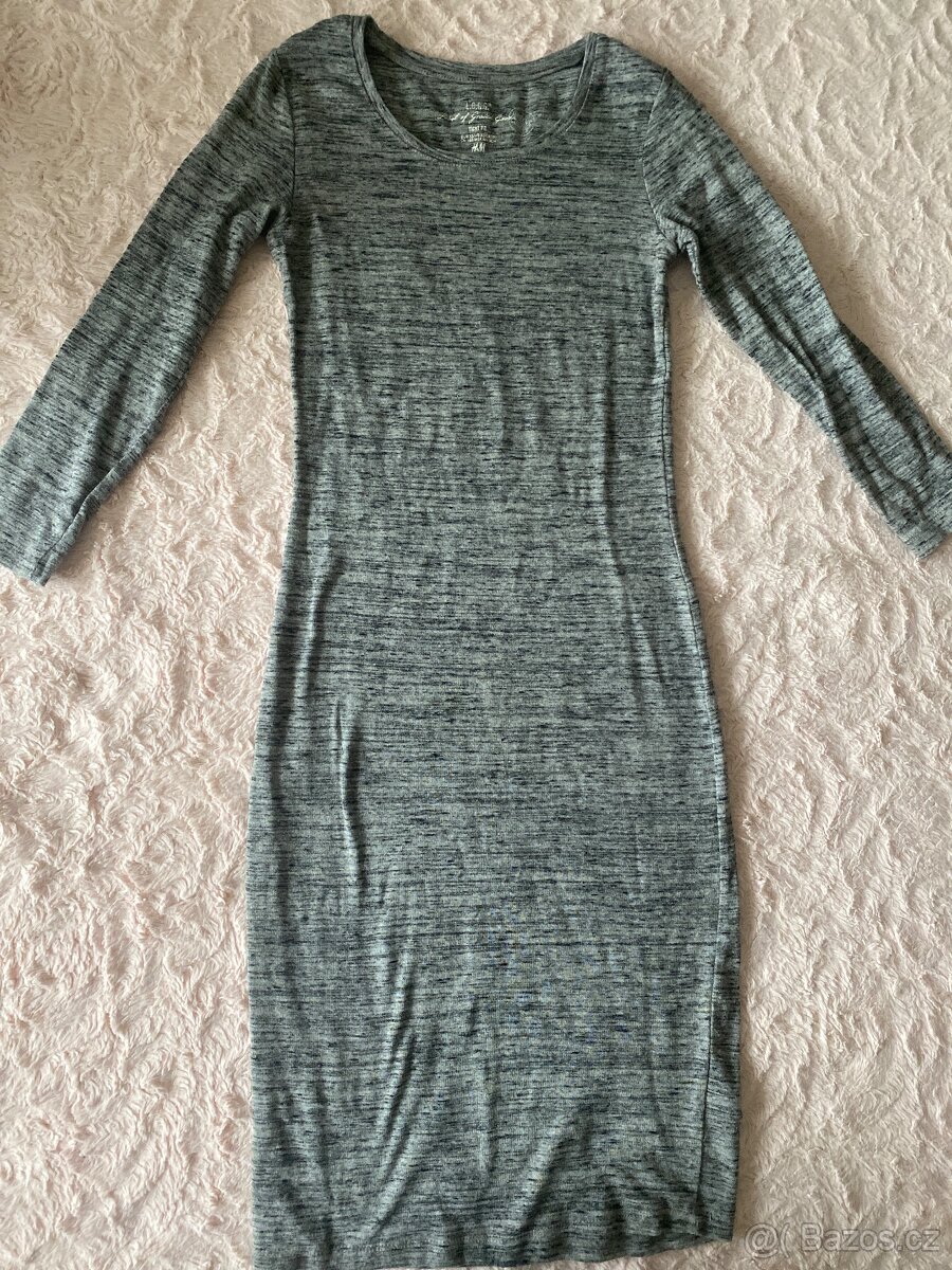 H&M elastické dívčí šaty vel.XS 160 cm