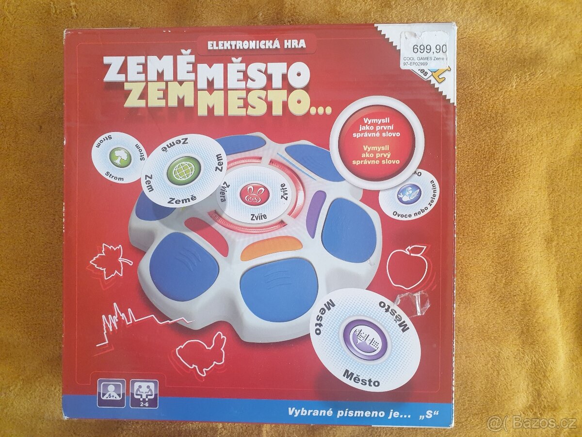 Společenská elektronická hra - ZEMĚ MĚSTO