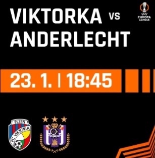 FC Viktoria Plzeň vs. RSC Andrlecht- 2 vstupenky na dnešek