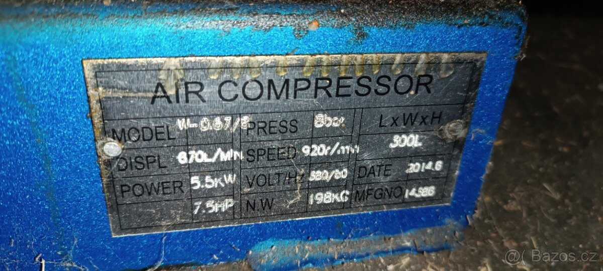 Kompresor ORION, 300 l