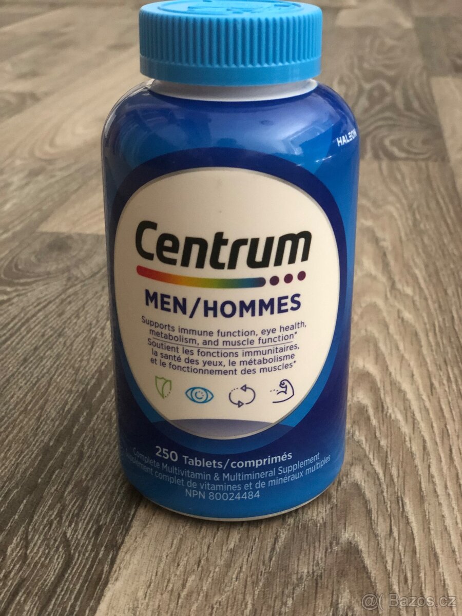 Vitaminy CENTRUM pro muže 250 tbl