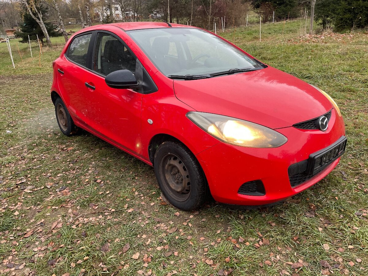 Mazda 2 rok 2009 - 1,4D-50kw-DIESEL -náhradní díly