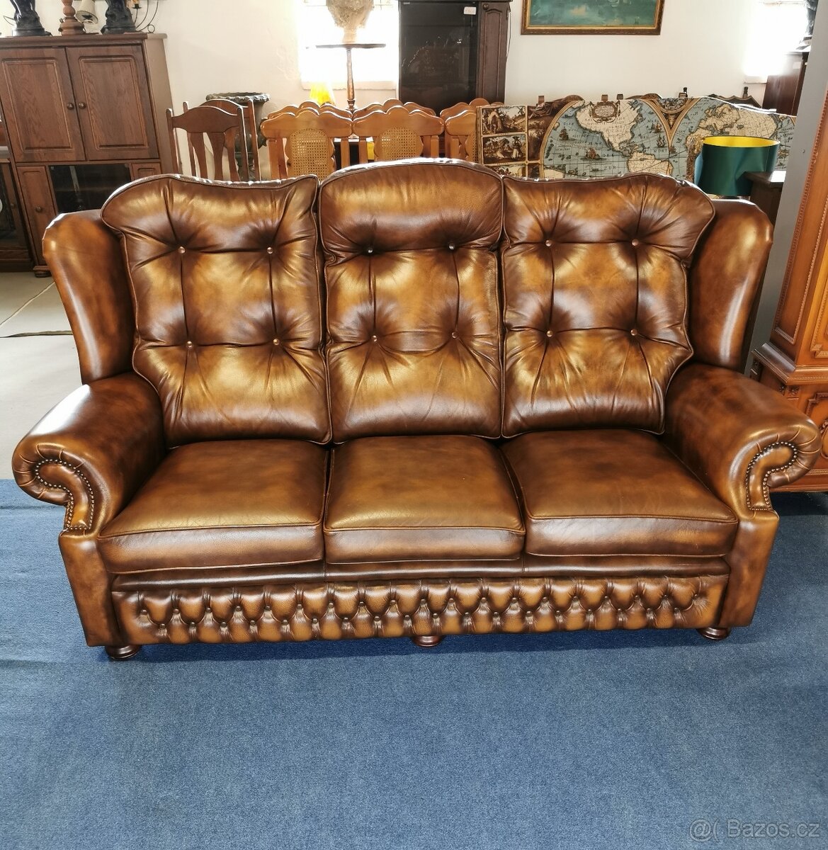 Chesterfield. Originál z Anglie. Top stav.