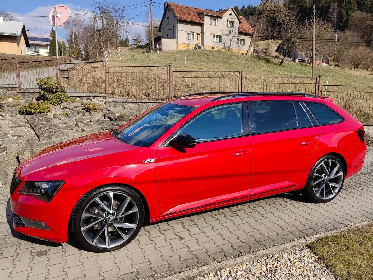 Škoda Superb III Sportline, 110KW, 20" Alu Vega, Webasto...