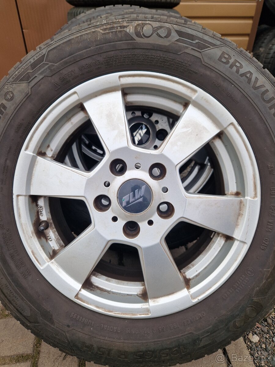 Al disky Hyundai + letní pneumatiky 195/65/R15