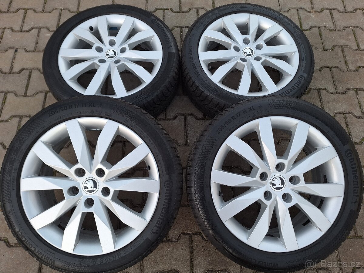 Disky originální Škoda Octavia III 5x112 R17 Crystal