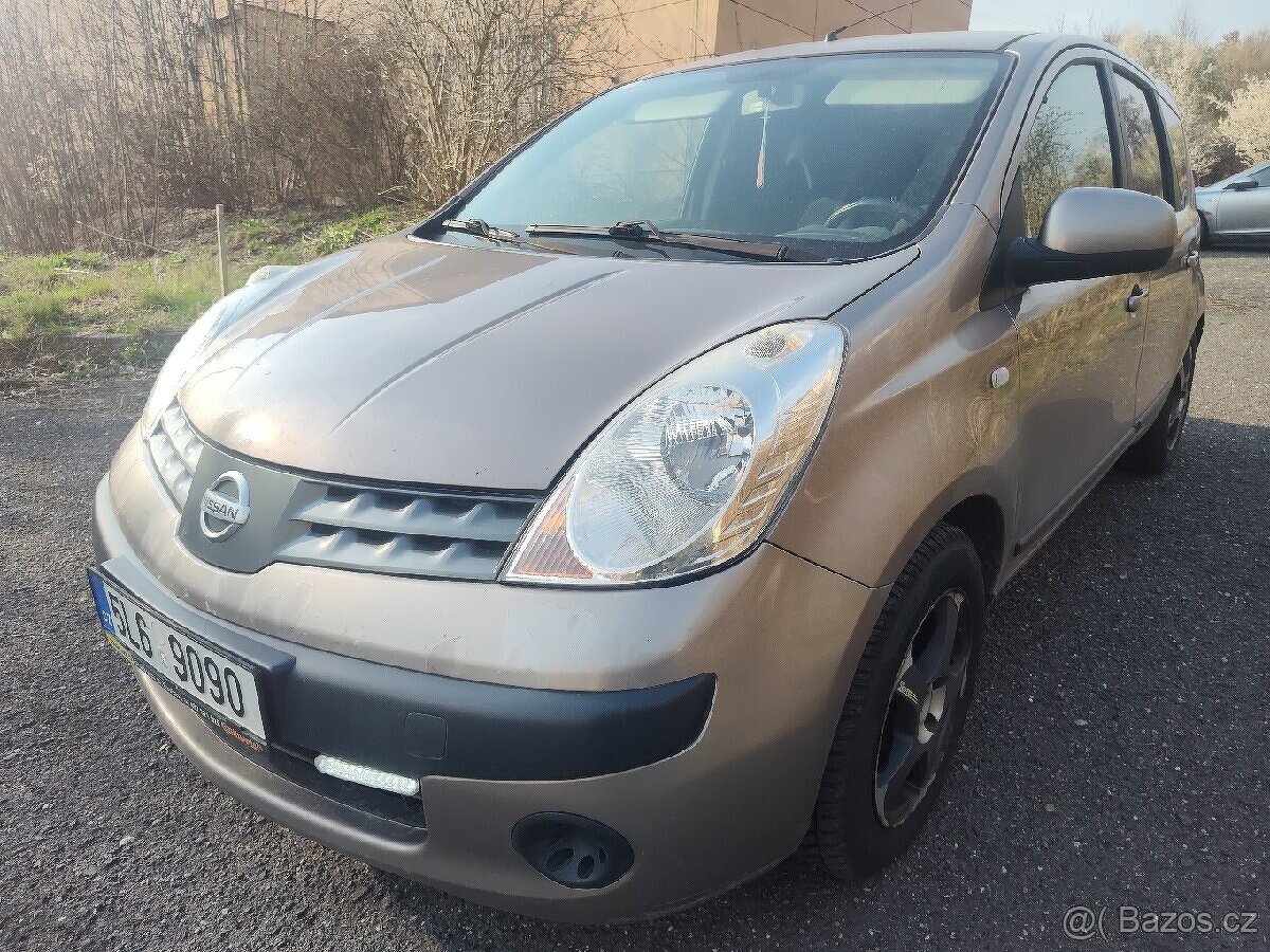 NISSAN NOTE •2006,1.4 benzín+LPG•