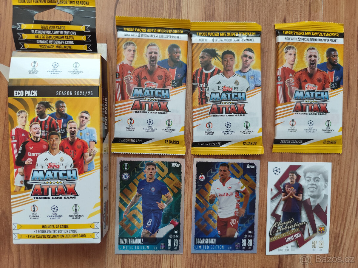 Fotbalové kartičky UCC Topps Match Attax 2024/25 - Eco Pack