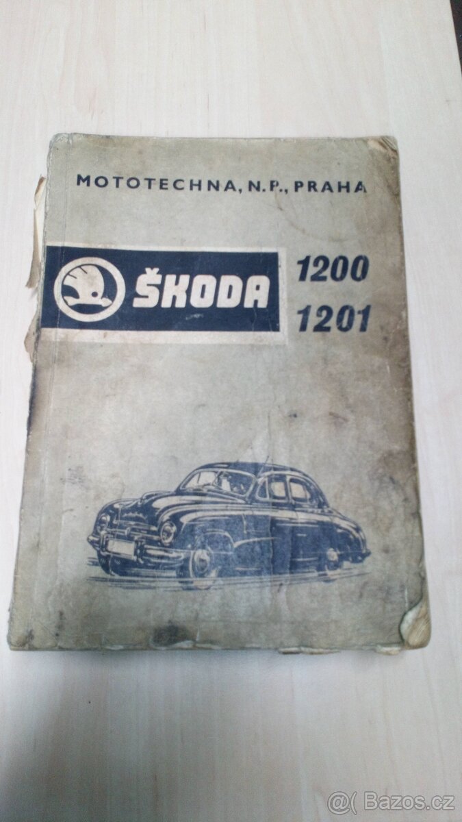 Katalog náhradních dílů Škoda 1200, 1201