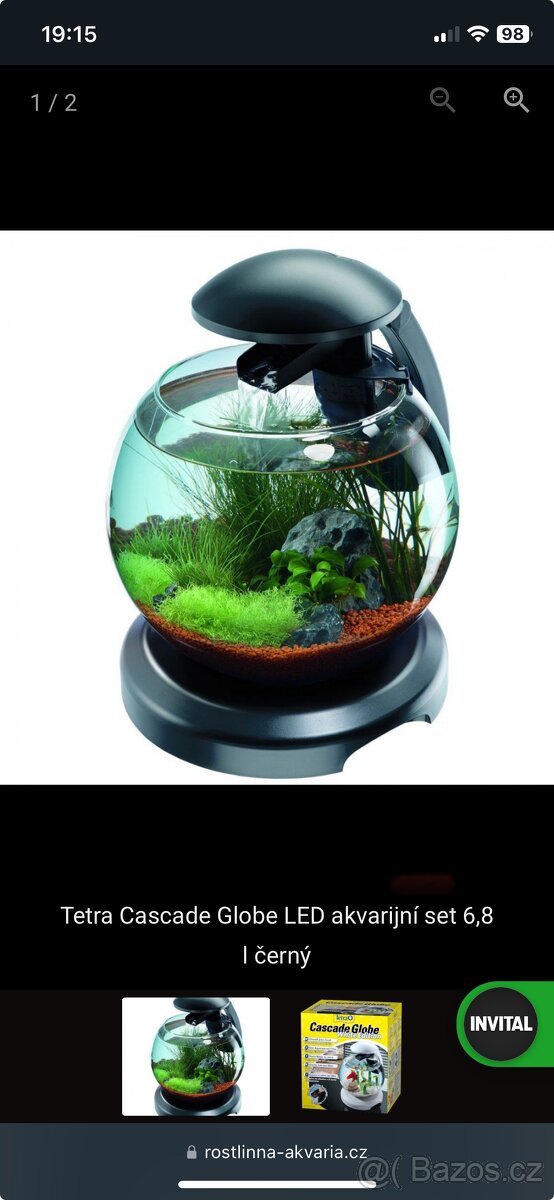 Cascade Globe akvarium