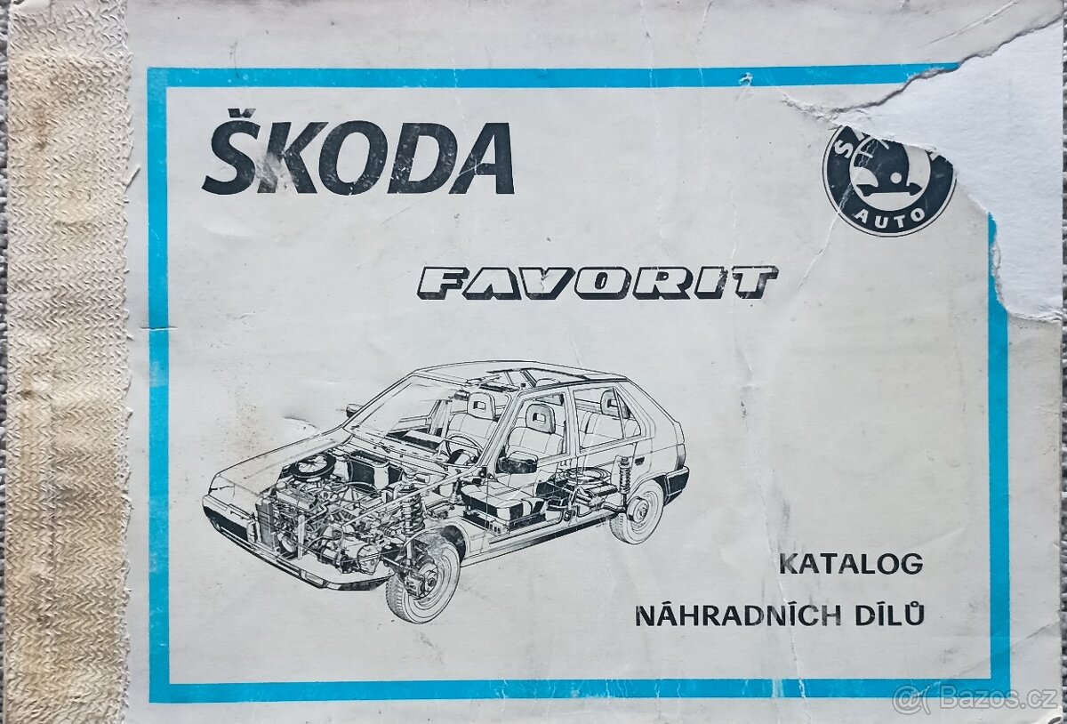 Kniha Škoda Favorit - katalog ND