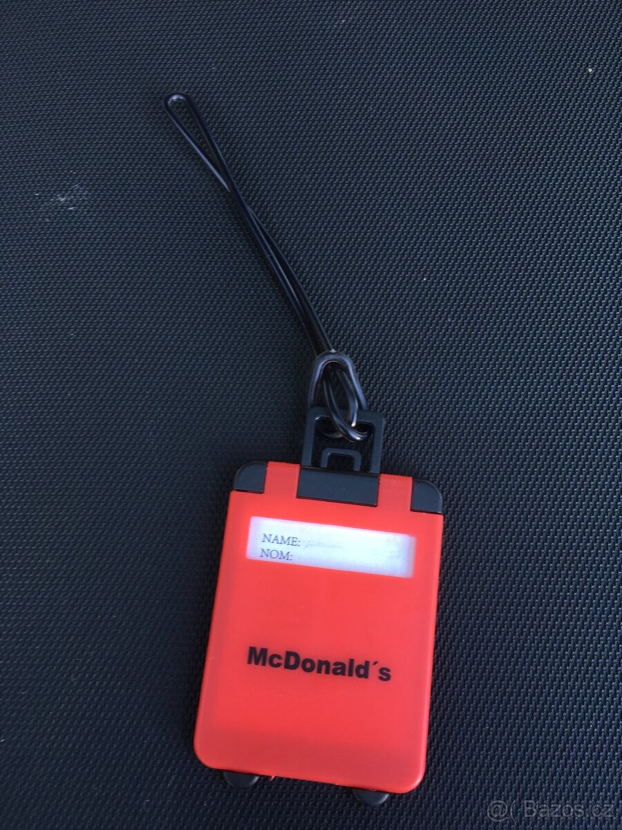 visačka na kufr McDonald’s