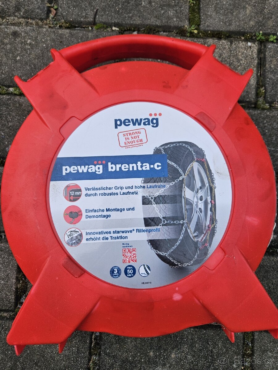 Sněžné řetězy Pewag Brenta-C (205/70 R13 až 215/40 R17)