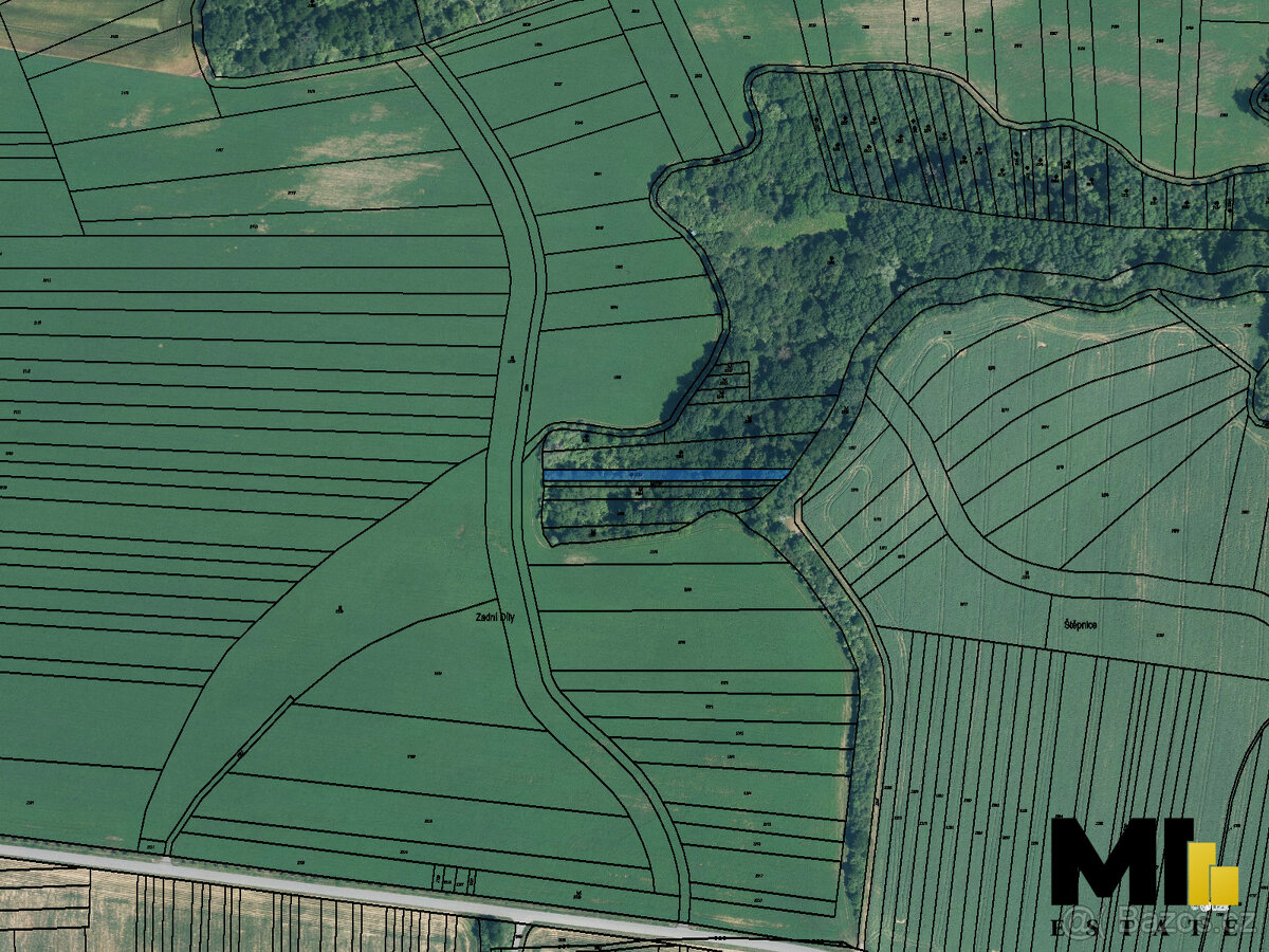 Prodej podílu 1/4 ostatní plochy 239 m2 v obci Újezdec u Osv