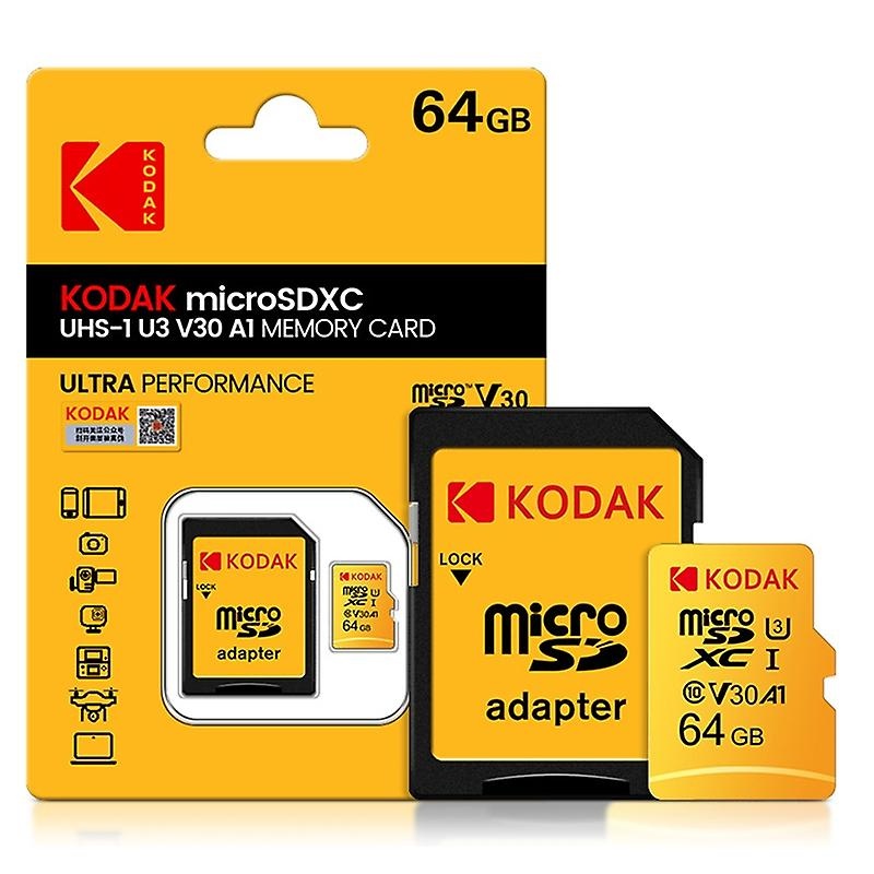 KODAK 64GB Micro SD karta 100 MB/s Rychlostní třída čtení 10