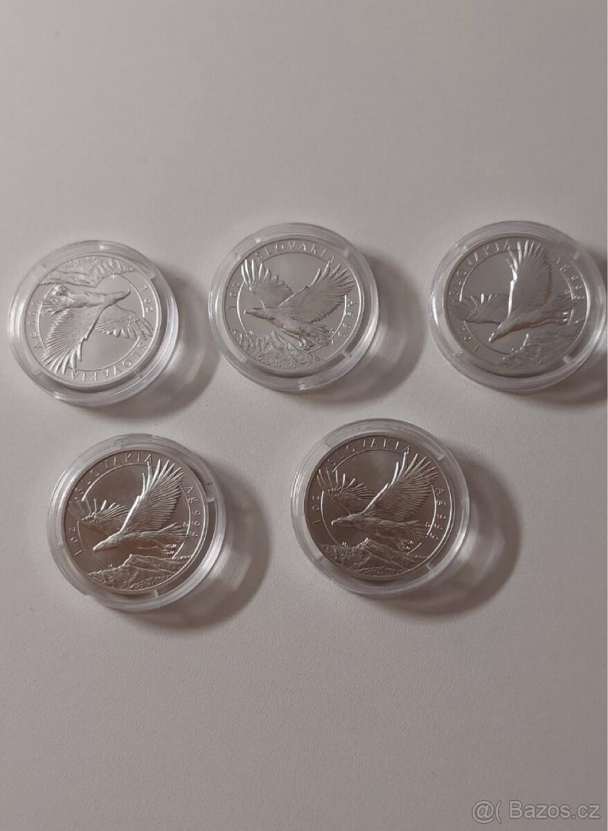 Slovenský orel 1OZ stříbrná 2023