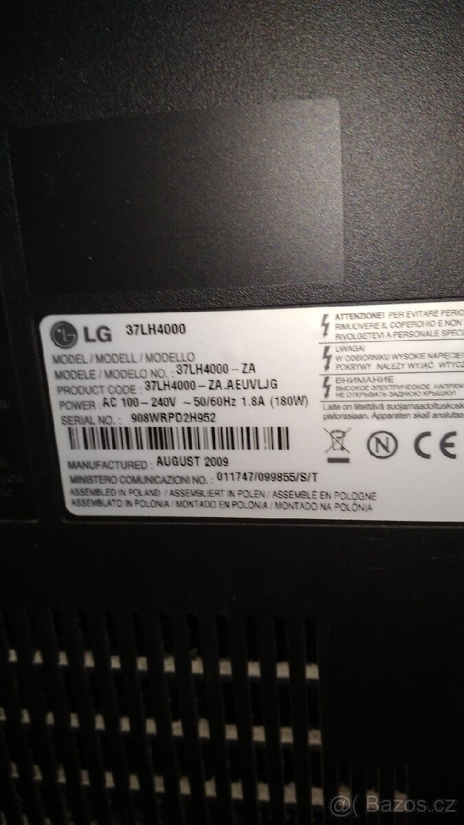 LG 37LH4000 43LH510V 32LJ590U