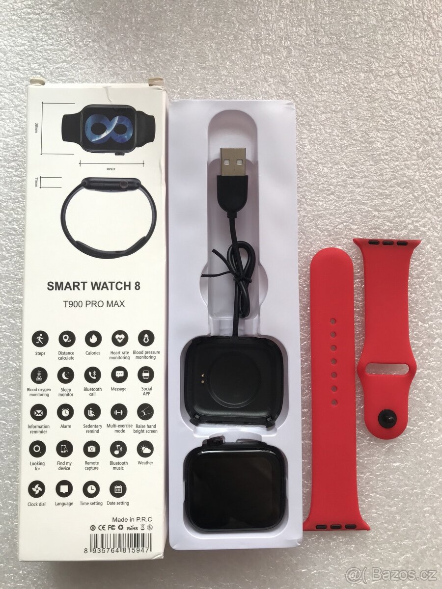 Pánský chytrý náramek, hodinky Smart Watch 8