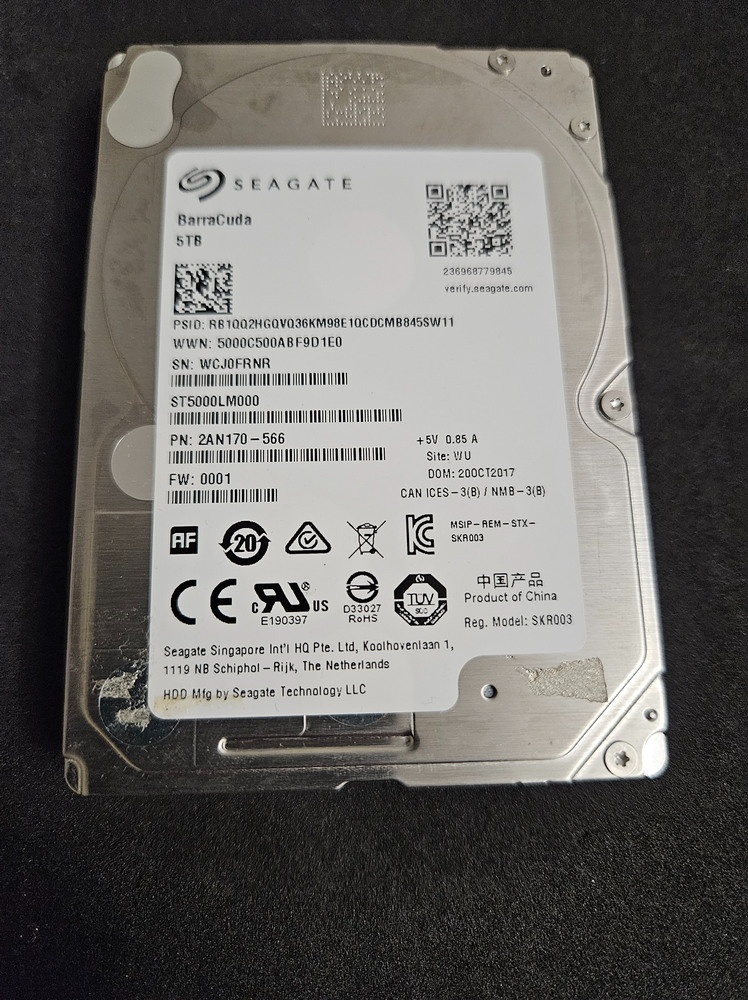 Seagate BarraCuda 5TB 2.5"