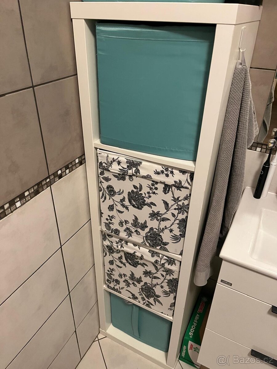 Ikea Kallax bílý, 147cm výška