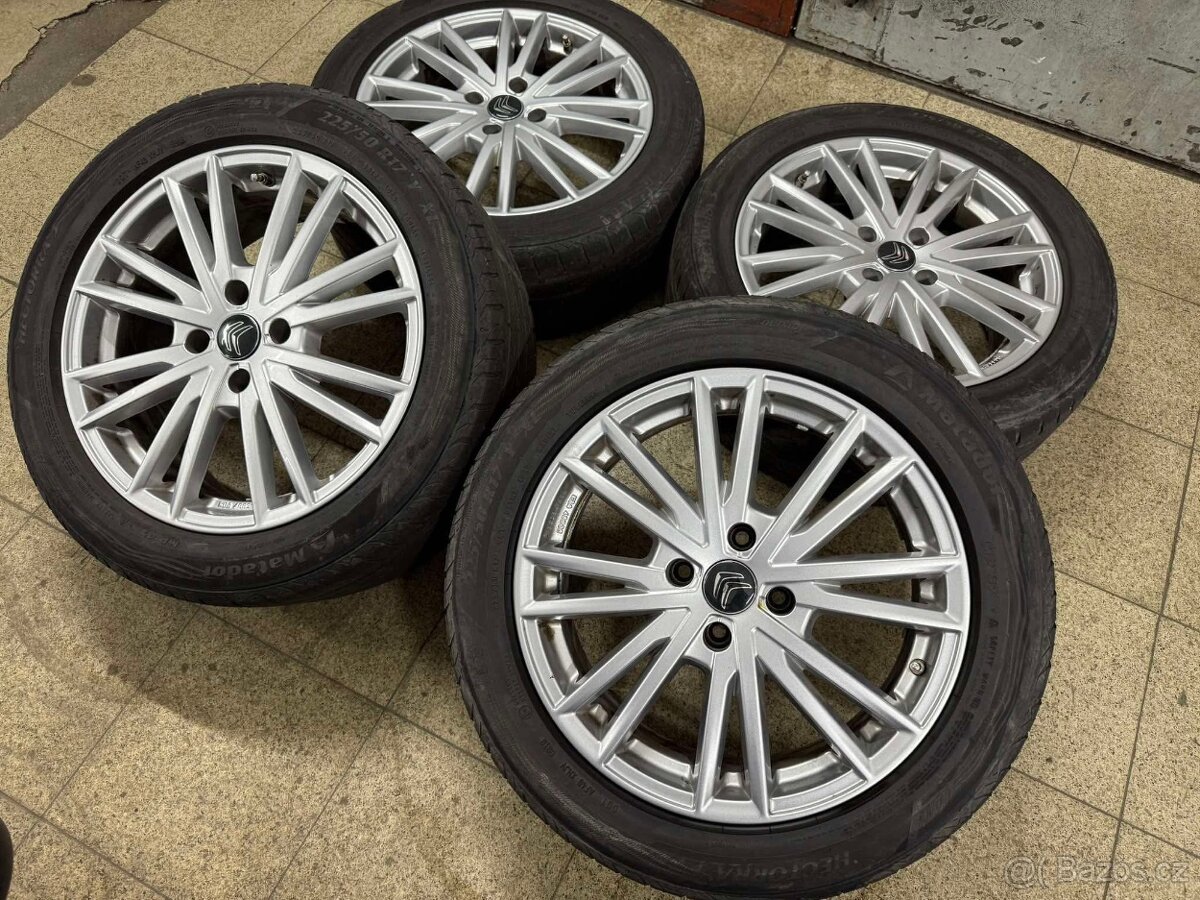 Alu kola R17 Citroen 4x108 7Jx17 ET25, 225/50R17