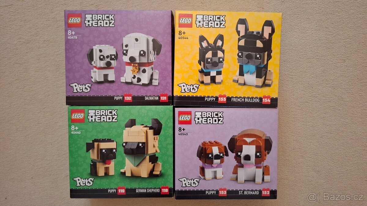 Lego - BrickHeadz 40479, 40544, 40440, 40543