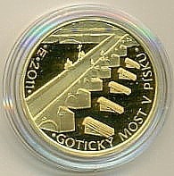 5000 Kč 2011 Gotický most v Písku Proof