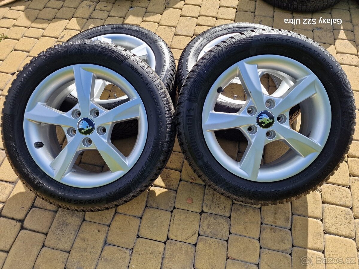 Alu kola zimní sada 5x112 16" Octavia 3 III