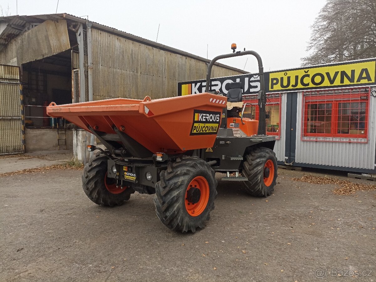 Kolový dumper AUSA D 601 AHG 6t a otočnou korbou