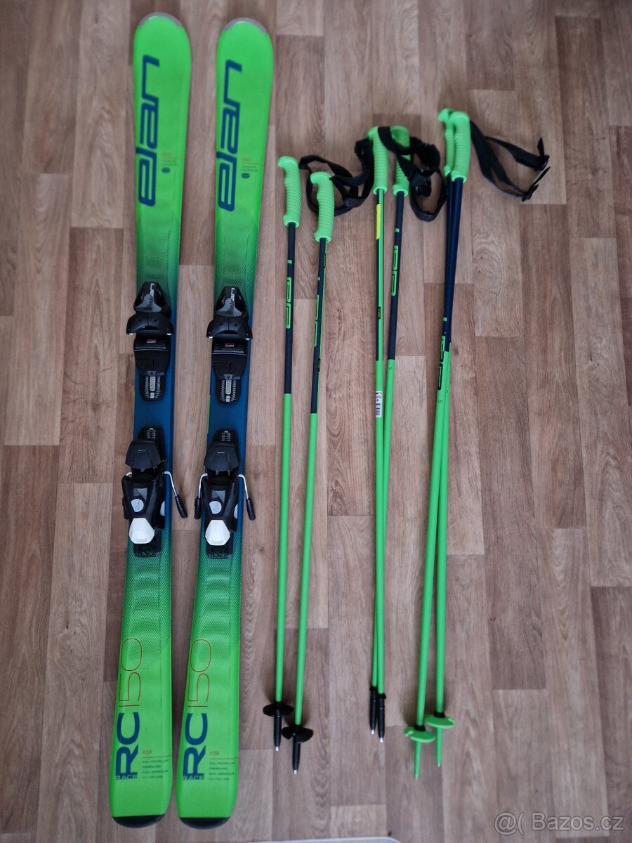 Juniorské lyže 150 cm Elan RC RACE QS + EL 7,5 GW, 2020/2021