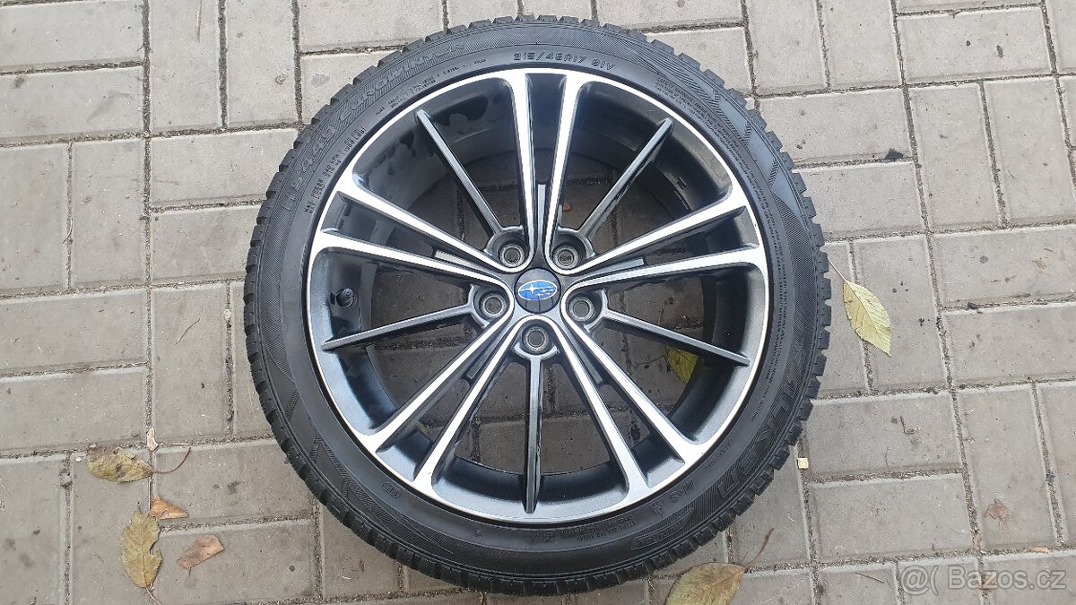 Zimní Sada Alu 5x100 215/45 R17 Subaru BRZ Toyota GT86