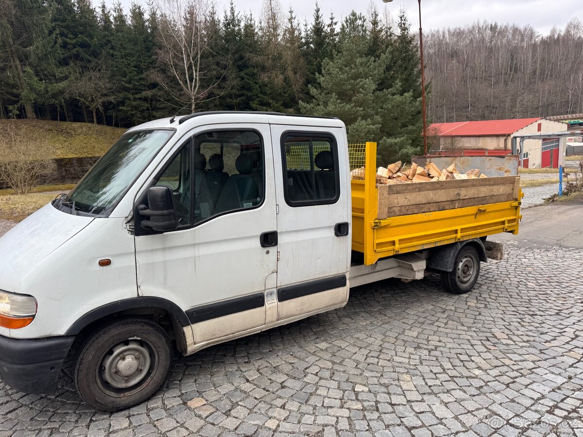 Sklápěč sklopka Renault master 2,8 dti 7 míst