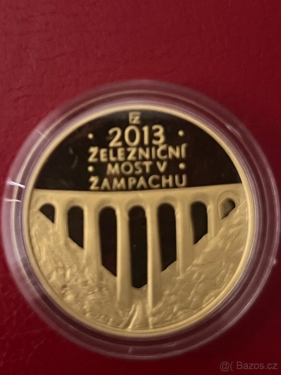 Zlato -zlatá mince 2013 Proof