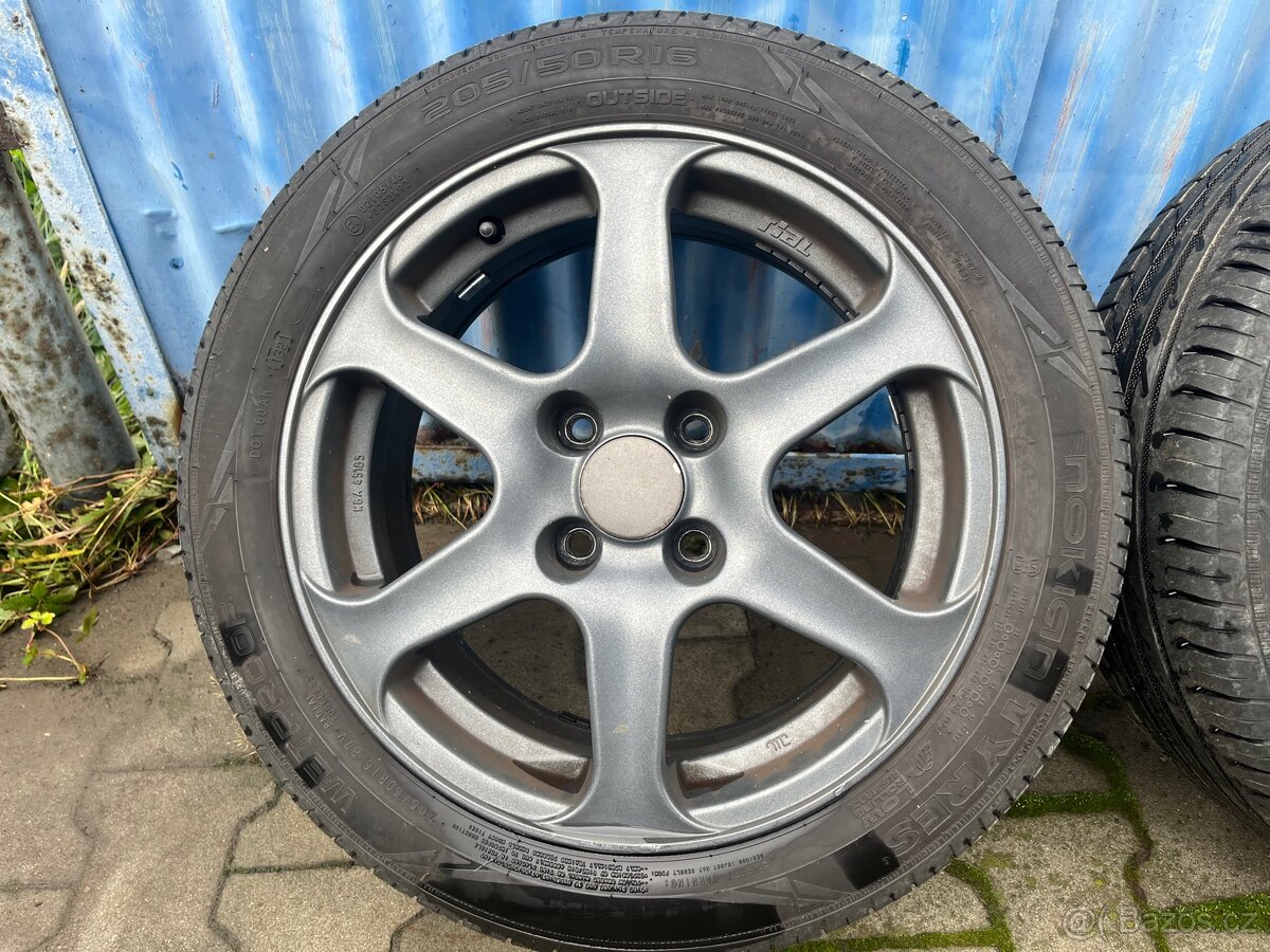 16” ALU kola FORD 4x108 7Jx16 ET 38 205/50/16 NOKIAN