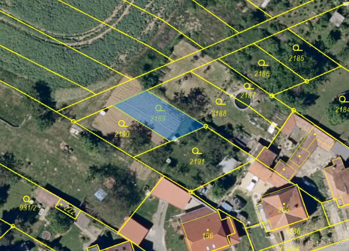 Pronájem zahrady v obci Jetřabice 152 m2