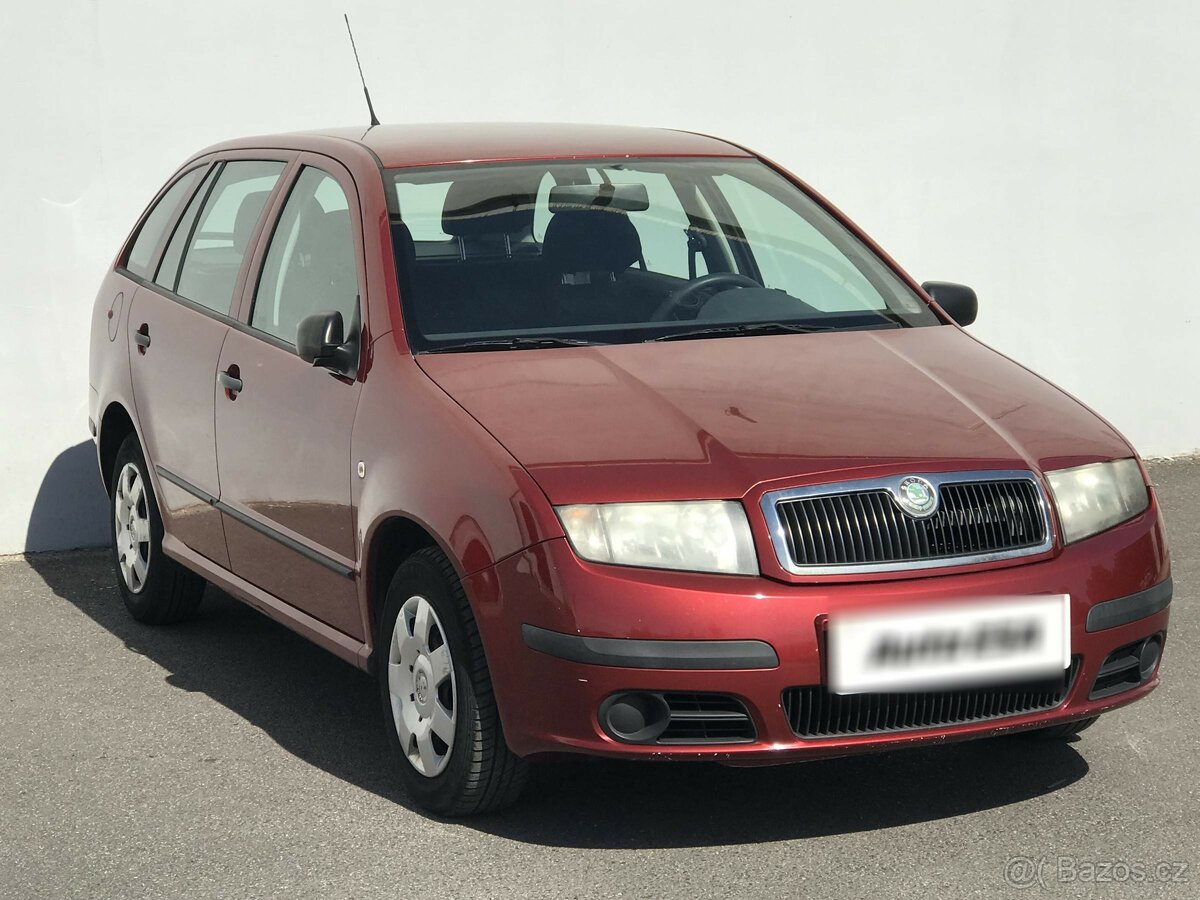 Škoda Fabia I 1.2 HTP ,  47 kW benzín, 2006