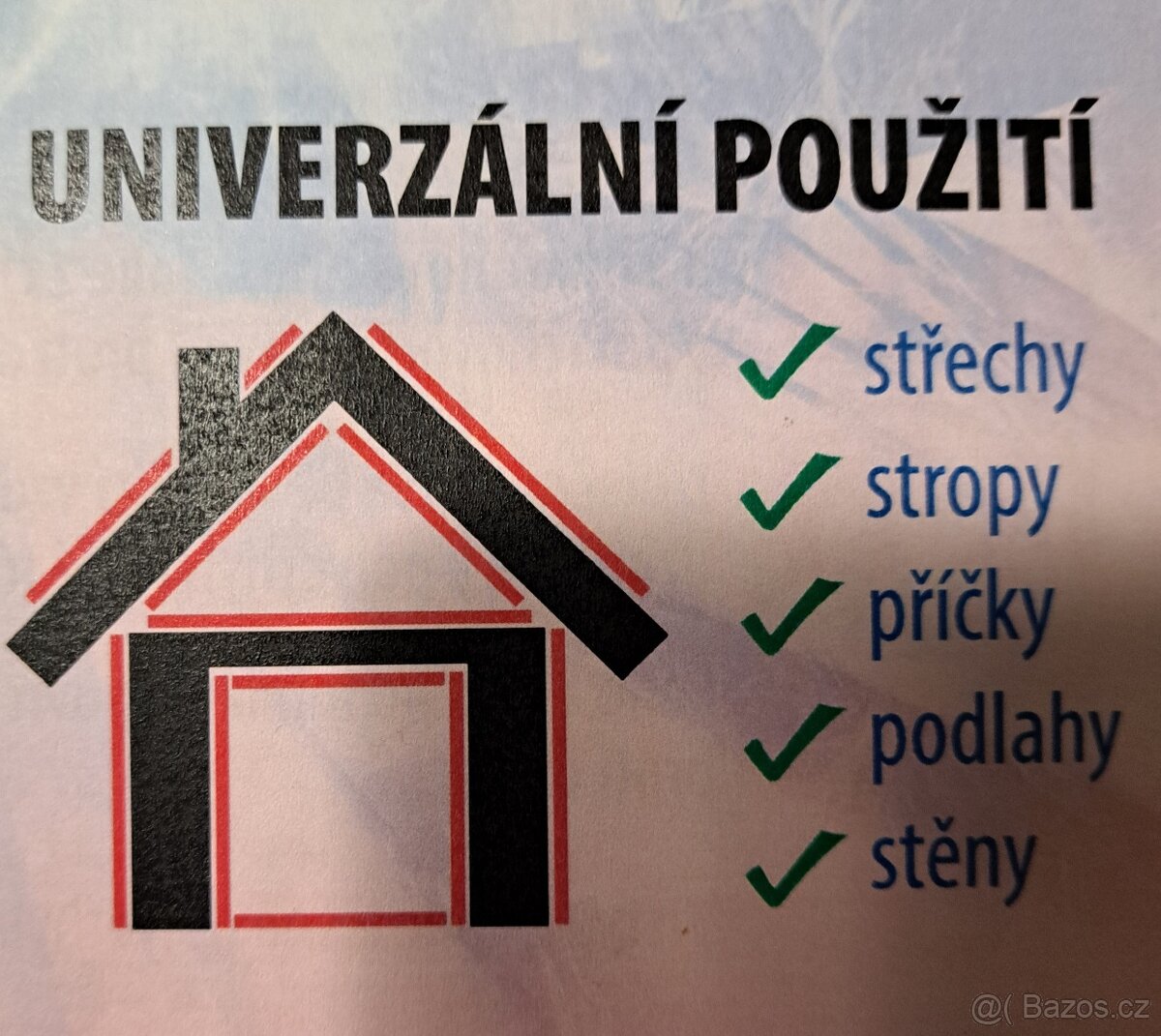 Tepelná a zvuková Izolace stěn střechy podlahy