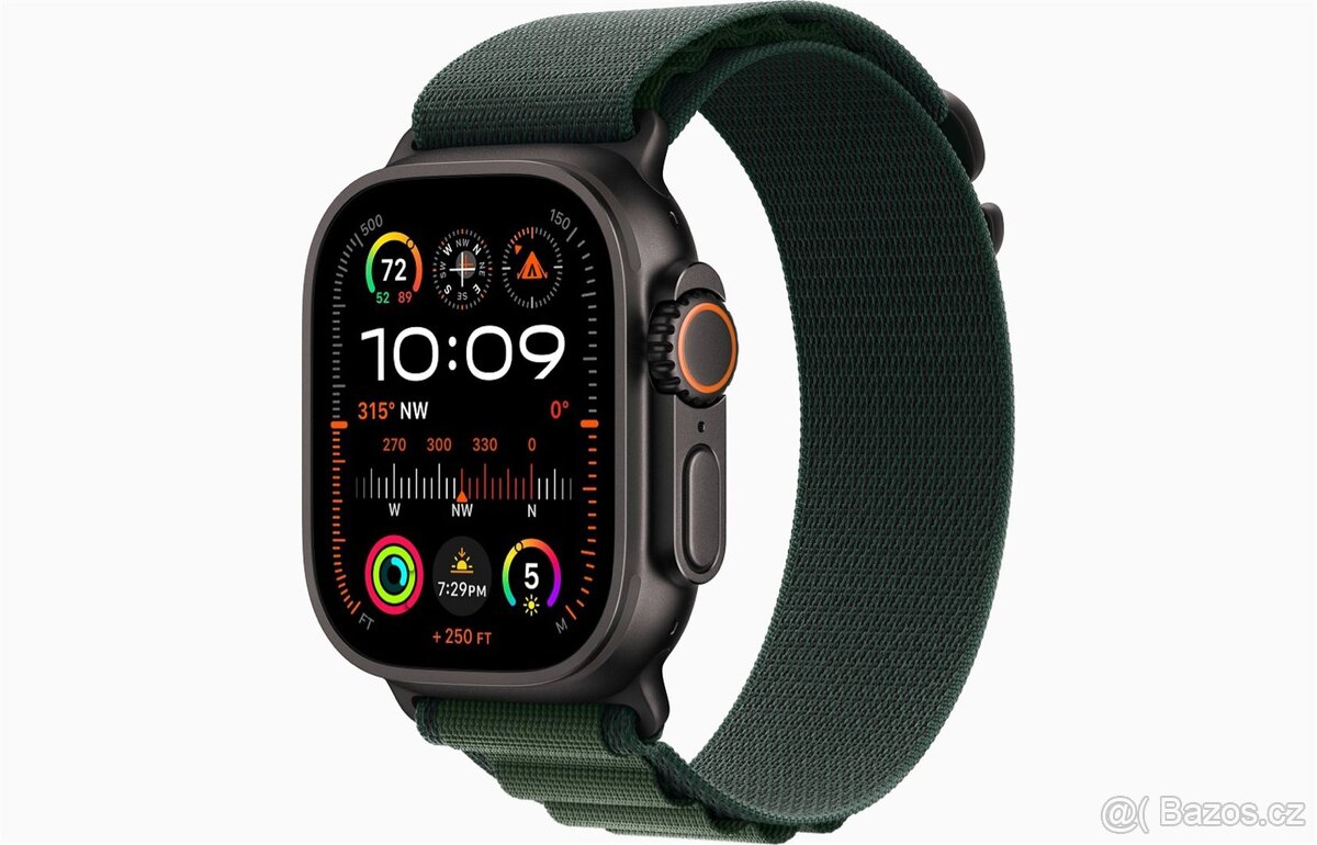 Apple Watch Ultra 2 Black/Green alpine - vyměním