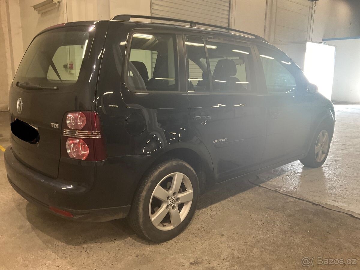 Volkswagen Touran II 1.9 Tdi 77 KW UNITED BEZ DPF 7-MÍST2008